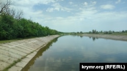 Північно-Кримський канал у районі Джанкоя, травень 2022 року
