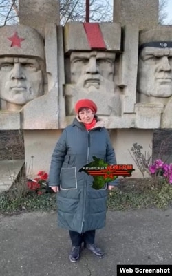 Кримчанка Людмила Шкоденко на відео Telegram-каналу «Крымский СМЕРШ», 30 січня 2024 року