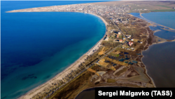 Вигляд на узбережжя Чорного моря біля села Міжводне, Чорноморський район, 2021 рік